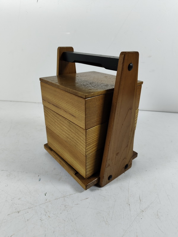 caja cesta servir comida sushi japon asia madera 20x15x13 1u